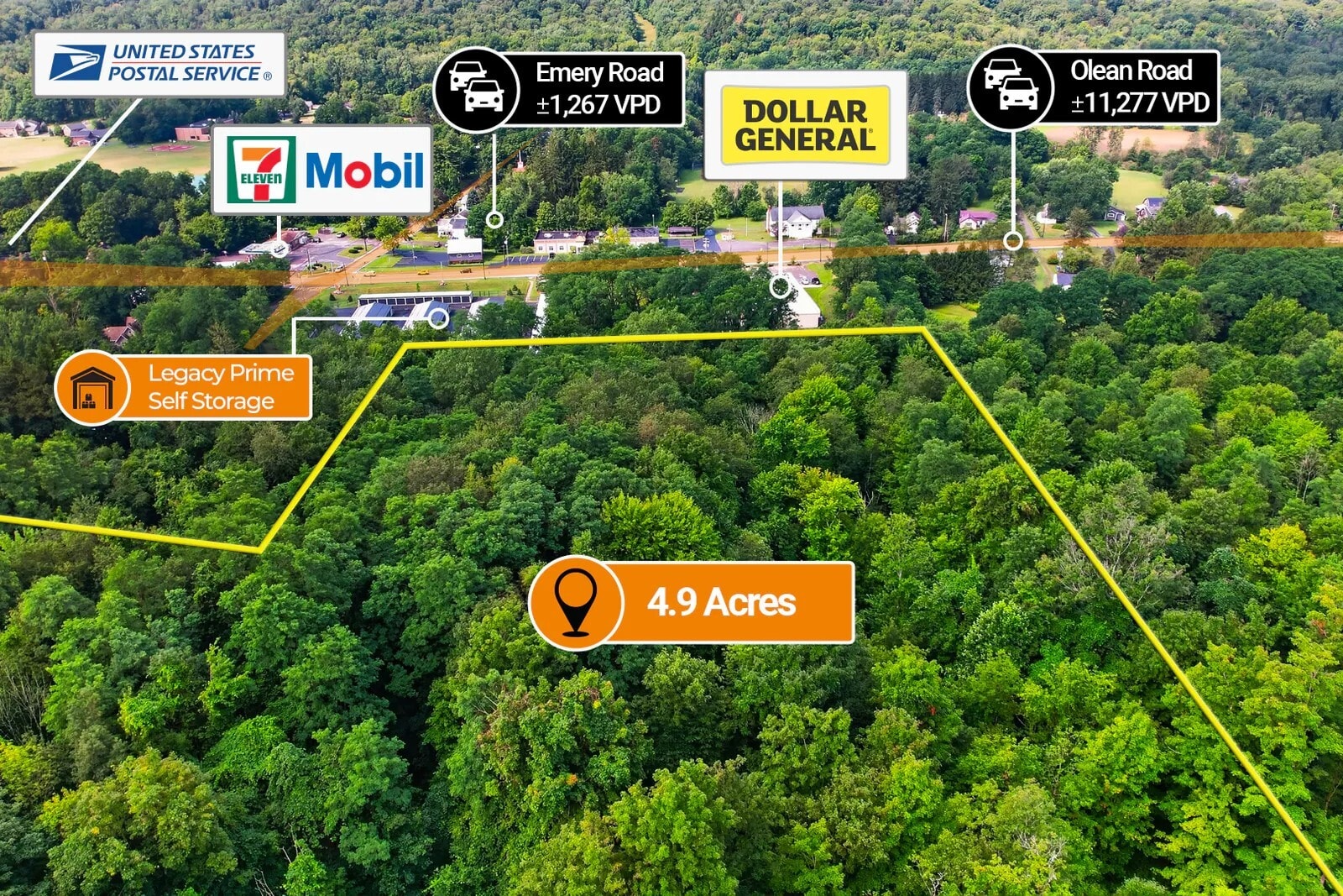 Across from 6401 Olean rd, South Wales, NY for sale Primary Photo- Image 1 of 6