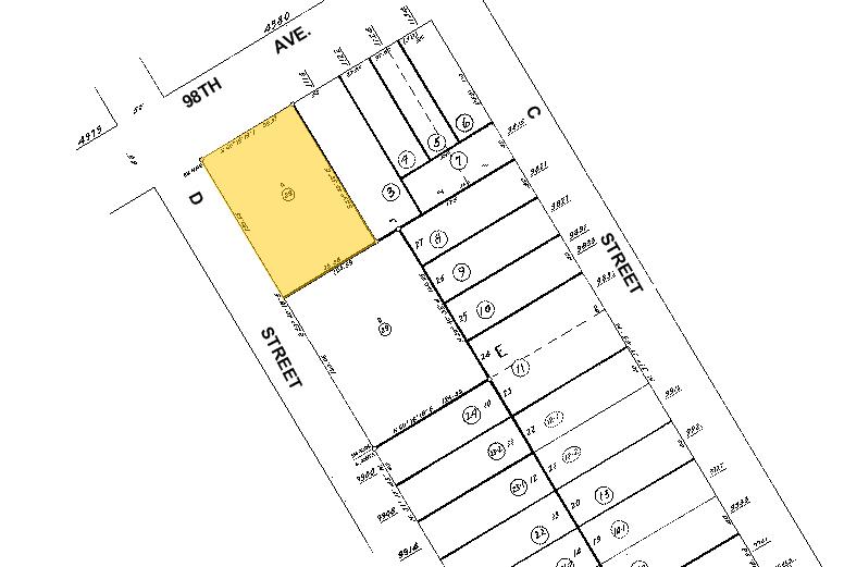 1110 98th Ave, Oakland, CA à vendre - Plan cadastral - Image 2 de 6