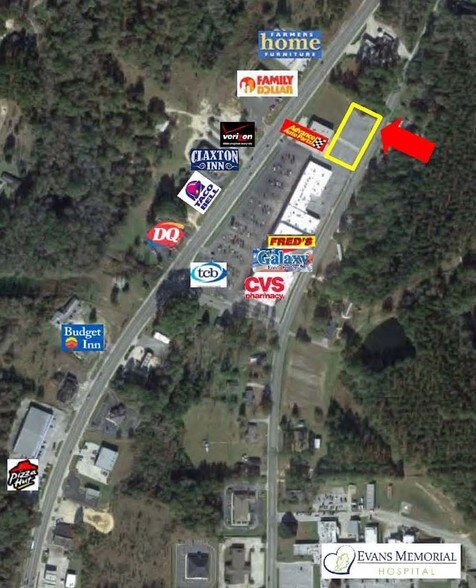 403 N Duval St, Claxton, GA à vendre - Photo du bâtiment - Image 1 de 2