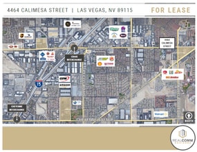 4464 Calimesa St, Las Vegas, NV - AERIAL  map view