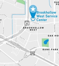 10050 W Gulf Bank Rd, Houston, TX - Aerial map view