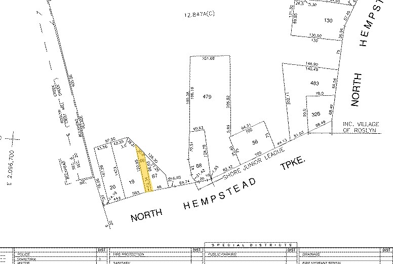 1355 Old Northern Blvd, Roslyn, NY à vendre - Plan cadastral - Image 3 de 3
