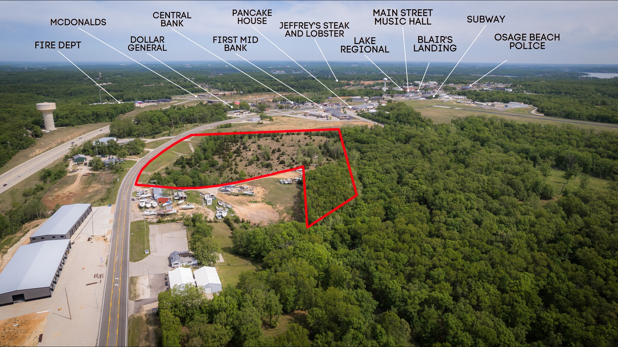 6100 Osage Beach Pkwy N, Osage Beach, MO à vendre Aérien- Image 1 de 8