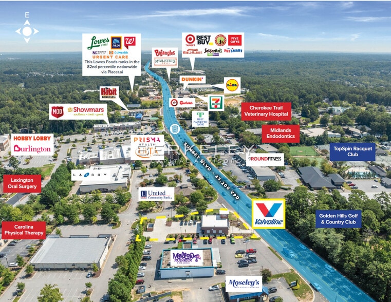 5362 Sunset Blvd, Lexington, SC for sale - Building Photo - Image 2 of 6