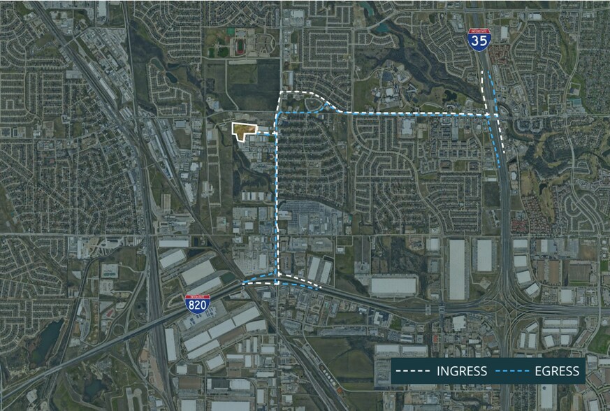 890 Cook Ln, Fort Worth, TX à vendre - Aérien - Image 2 de 3