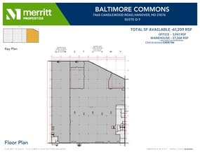 7455 New Ridge Rd, Hanover, MD for lease Floor Plan- Image 2 of 2