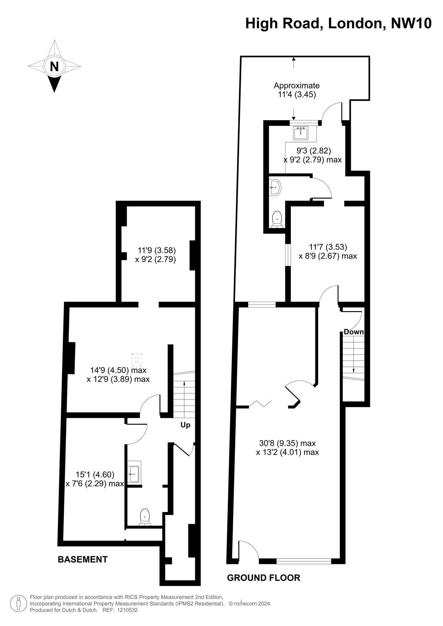 15 High Rd, London à louer Plan de site- Image 1 de 1