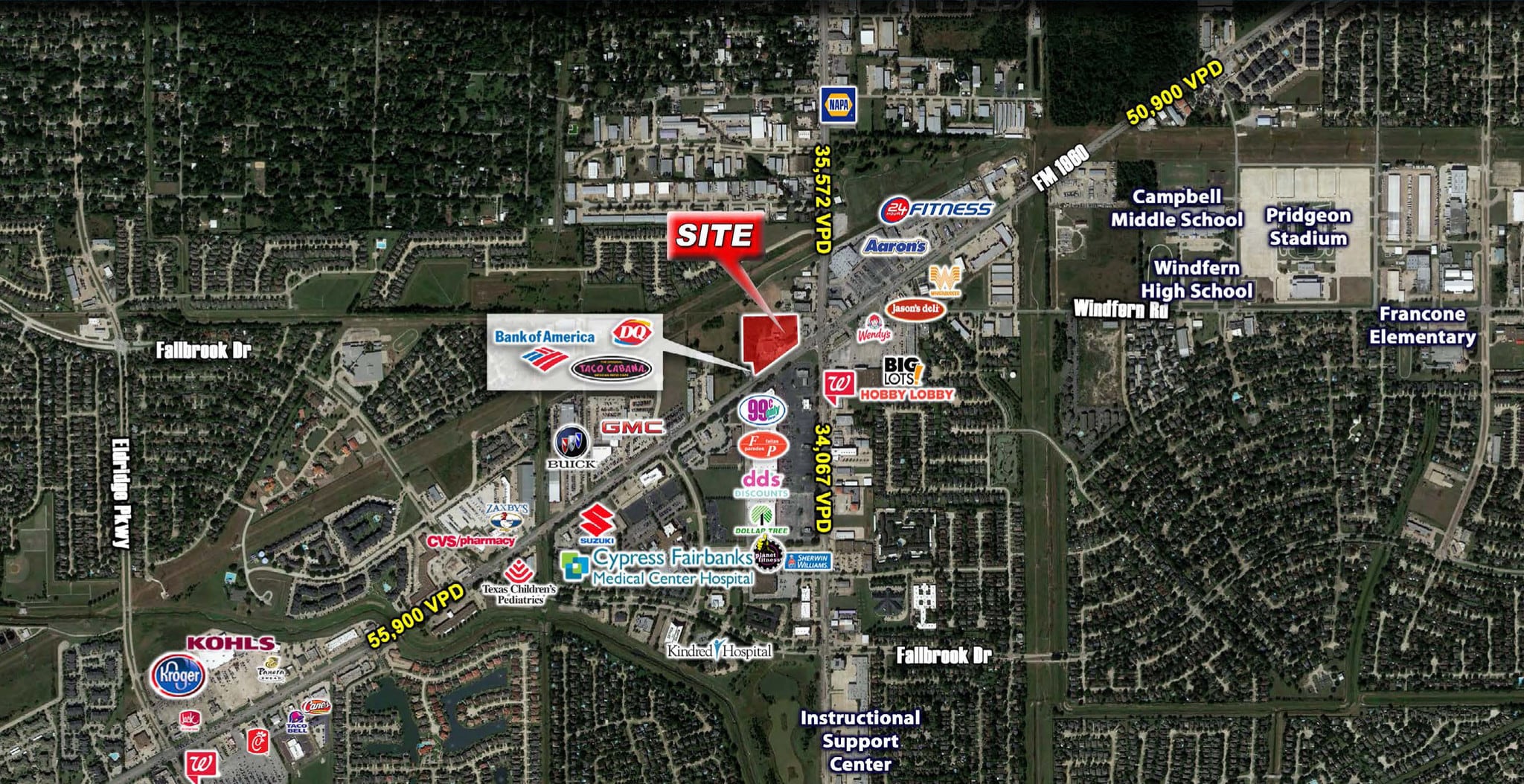 11050 W FM 1960 Rd, Houston, TX à louer Aérien- Image 1 de 3
