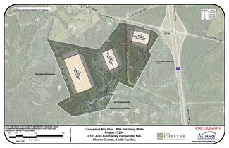 More details for 180.909 AC Industrial Tract at Exit 62 Commanding Presence On Interstate 1-77 Corridor, Richburg, SC - Land for Sale