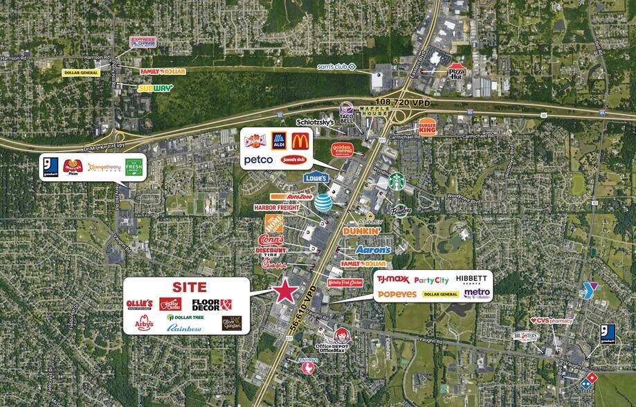 2730 Eastern Blvd, Montgomery, AL à vendre - Photo du bâtiment - Image 2 de 3