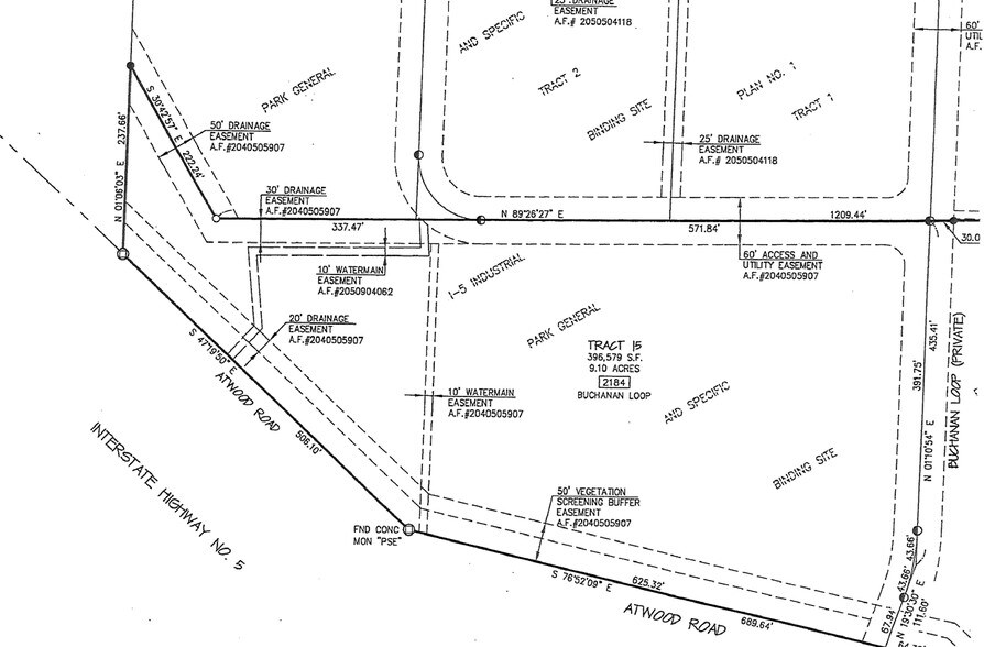 2184 Buchanan Loop, Ferndale, WA à vendre - Plan cadastral - Image 2 de 10