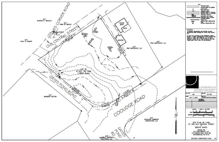 339 Old Central St, Berlin, MA à vendre - Photo du bâtiment - Image 1 de 1