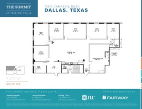 17101 Preston Rd, Dallas, TX for lease Floor Plan- Image 1 of 1