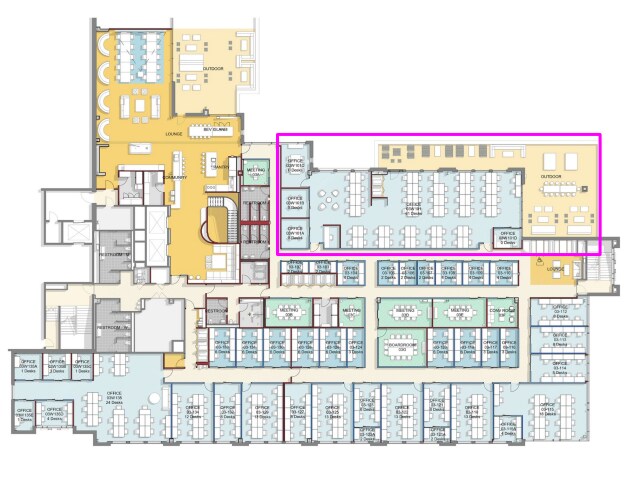 1422 S Tryon St, Charlotte, NC à louer Plan d’étage- Image 1 de 1