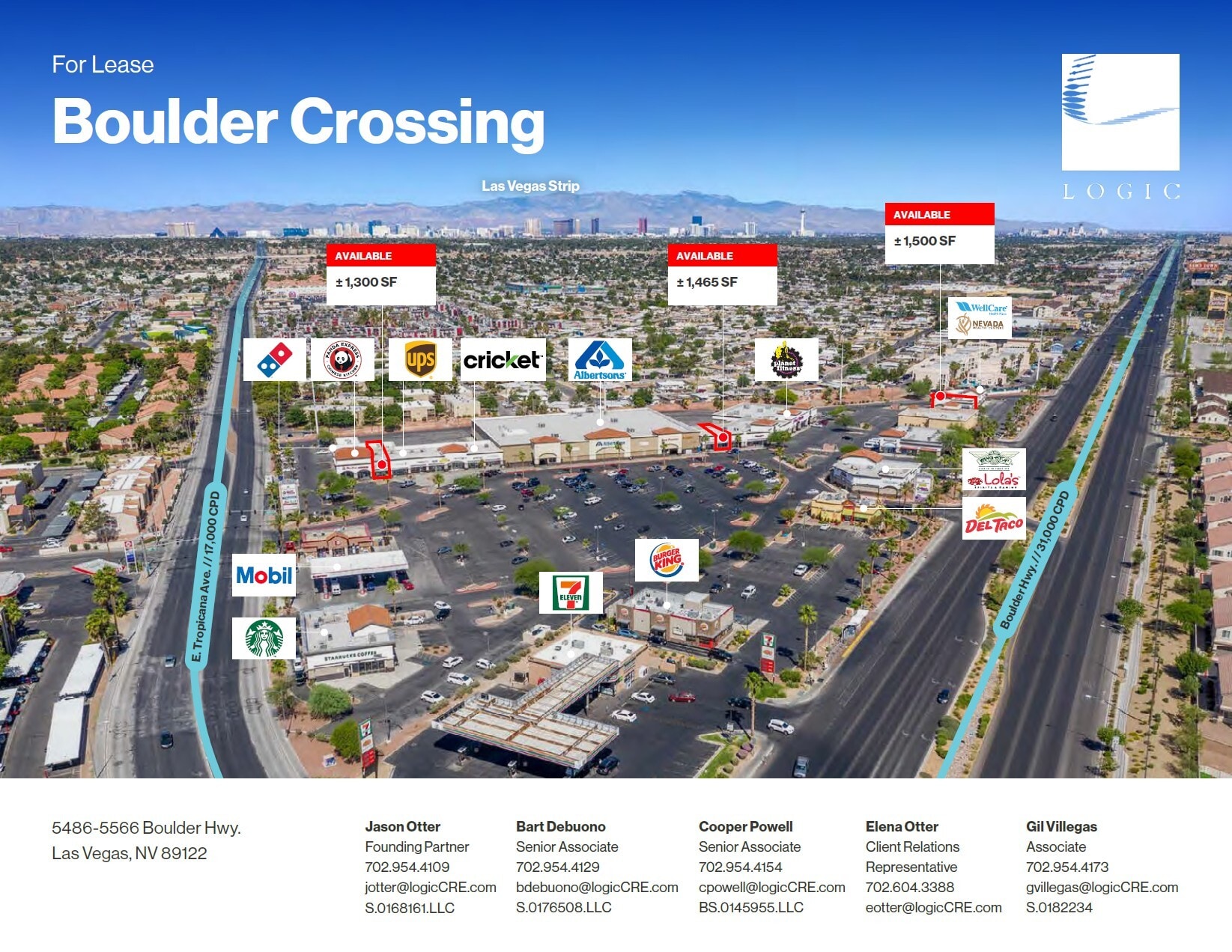 5486-5566 Boulder Hwy, Las Vegas, NV à louer Photo principale- Image 1 de 7