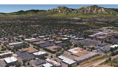 5311 Western Ave, Boulder, CO - AERIAL  map view