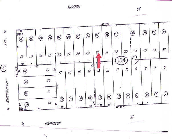 6057 Mission St, Daly City, CA for sale - Plat Map - Image 2 of 10