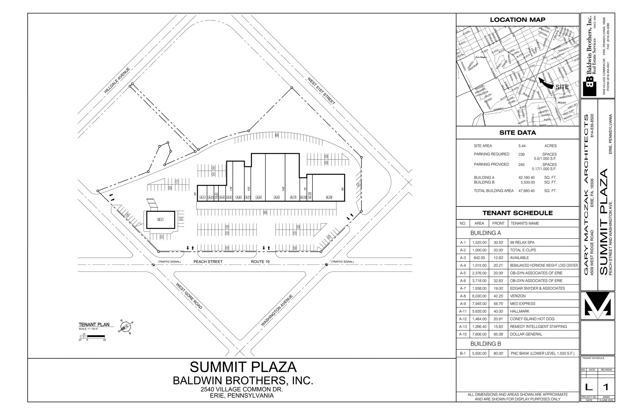 5029 Peach St, Erie, PA for lease Site Plan- Image 1 of 4