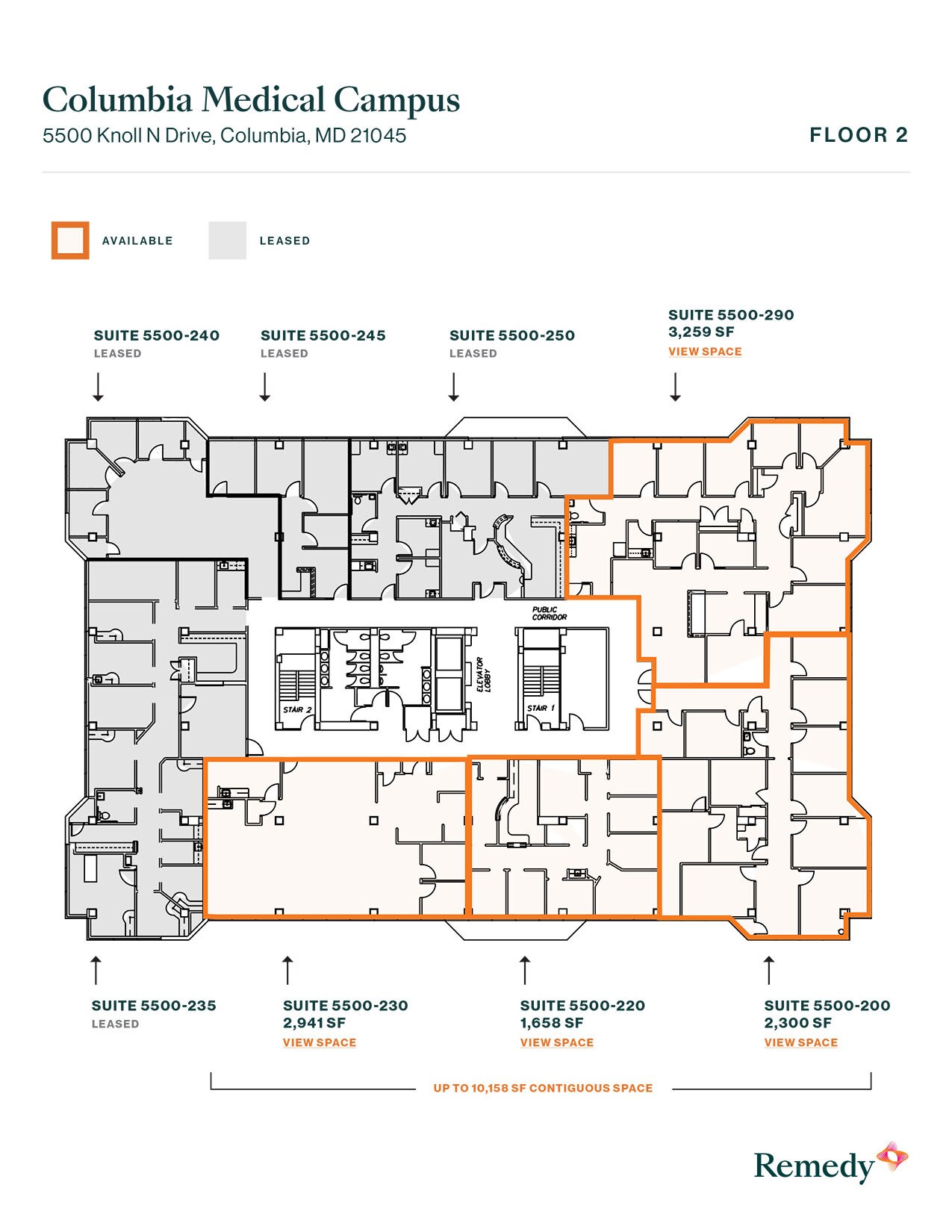 5450 Knoll North Dr, Columbia, MD à louer Plan d’étage- Image 1 de 1