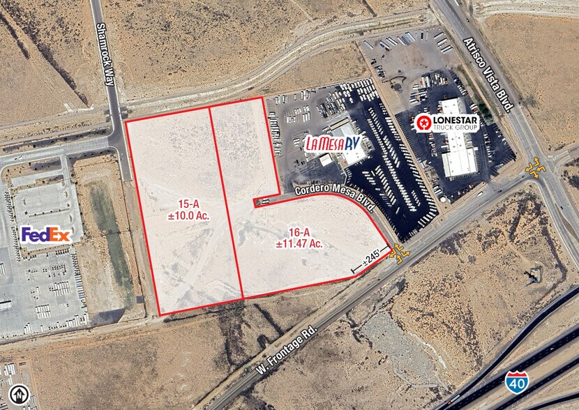 I-40 W. Frontage Rd. & Cordero Mesa Blvd., Albuquerque, NM for sale - Building Photo - Image 2 of 3