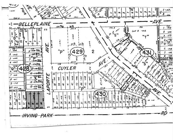 4936-4950 W Irving Park Rd, Chicago, IL à louer - Plan cadastral - Image 1 de 1