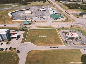 Ada Webb Drive, Stroud, OK - AERIAL  map view