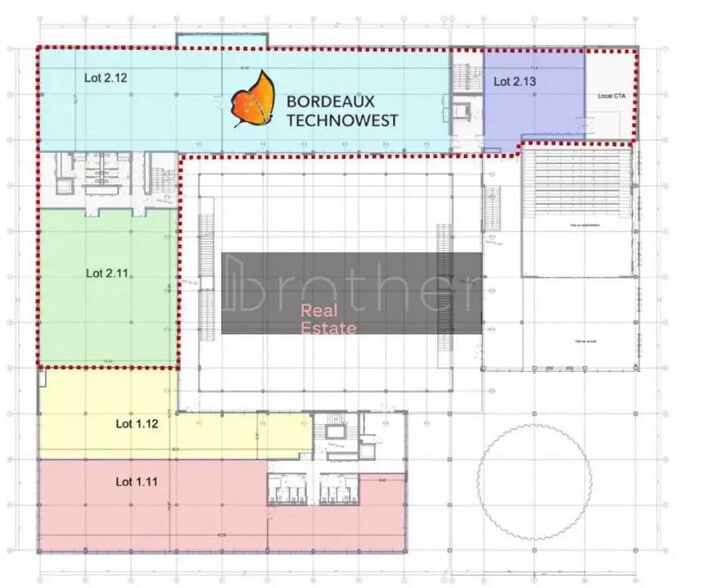 Bureau dans Mérignac à louer - Plan de site - Image 3 de 7