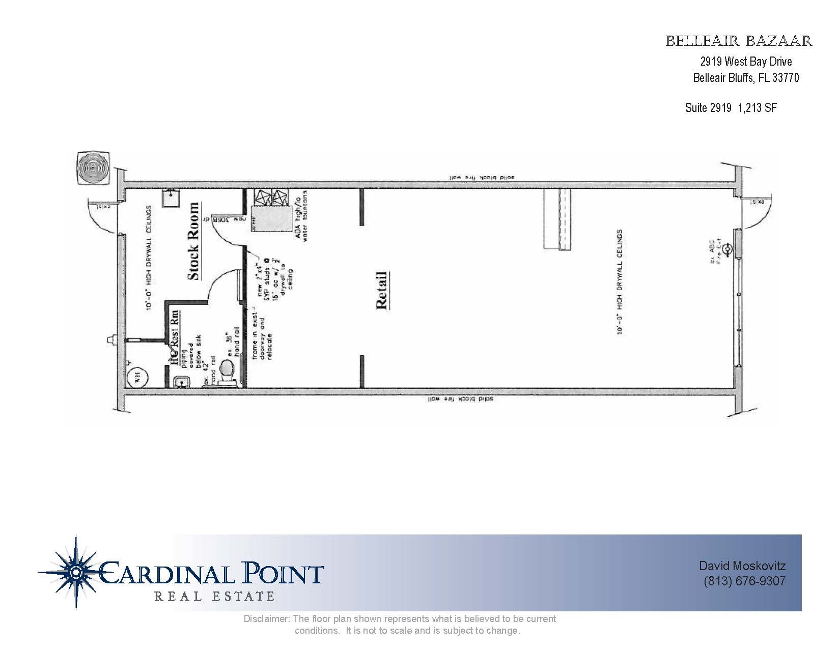 2923 W Bay Dr, Belleair Bluffs, FL for lease Floor Plan- Image 1 of 1