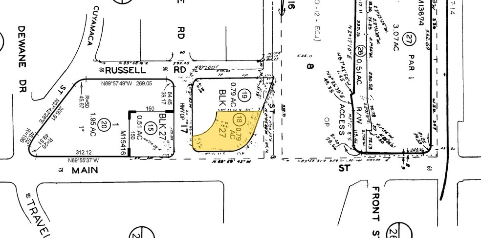 1202 Main St, El Cajon, CA for sale - Plat Map - Image 3 of 3