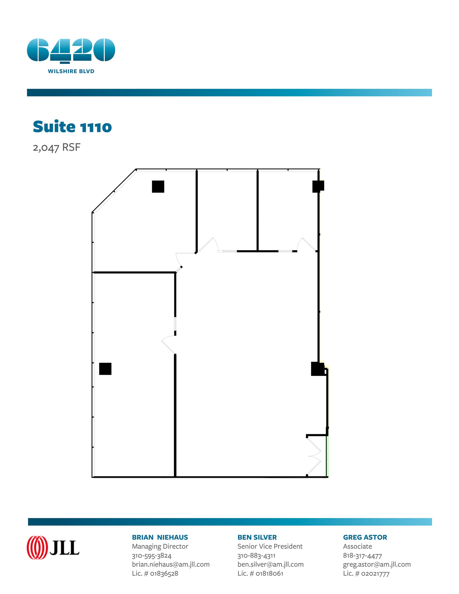 6420 Wilshire Blvd, Los Angeles, CA for lease Site Plan- Image 1 of 1