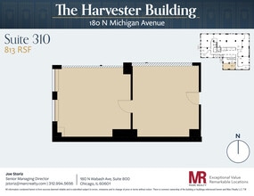 180 N Michigan Ave, Chicago, IL à louer Plan d’étage- Image 1 de 3