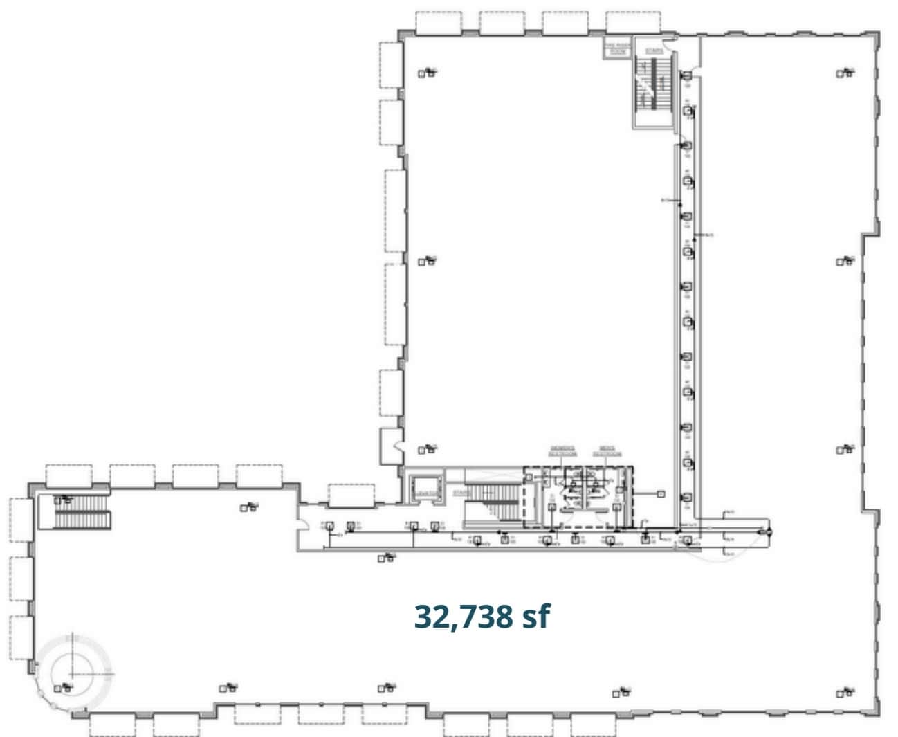 100 S Main St, Mansfield, TX à louer Plan d’étage- Image 1 de 1