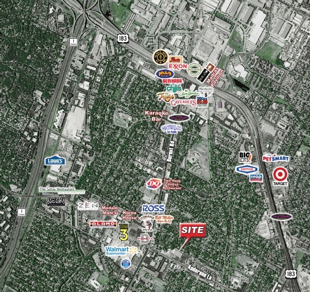 2020 W Anderson Ln, Austin, TX for sale - Aerial - Image 3 of 6