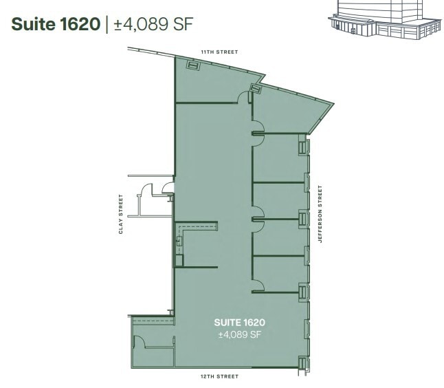 555 12th St, Oakland, CA for lease Floor Plan- Image 1 of 3
