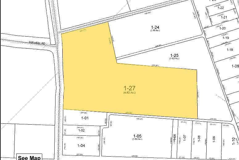 4830 Hovis Rd, Charlotte, NC à louer - Plan cadastral - Image 3 de 4