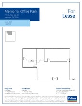 710 N Post Oak Rd, Houston, TX for lease Floor Plan- Image 1 of 2