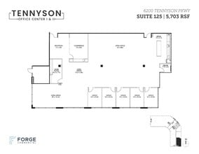 6100 Tennyson Pky, Plano, TX for lease Floor Plan- Image 1 of 2