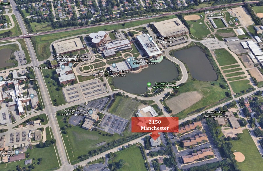 2150 Manchester Rd, Wheaton, IL à louer - Aérien - Image 3 de 17