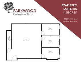 5501 N 19th Ave, Phoenix, AZ for lease Floor Plan- Image 1 of 1
