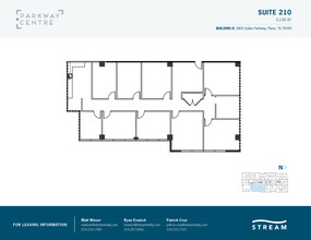 2805 Dallas Pkwy, Plano, TX à louer Plan d’étage- Image 1 de 2