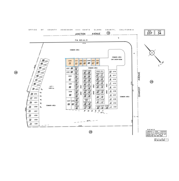 521 Charcot Ave, San Jose, CA à vendre - Plan cadastral - Image 3 de 54