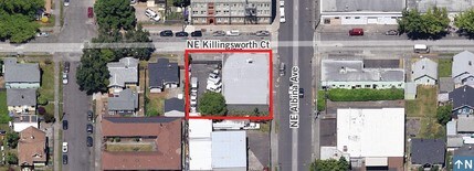 804 N Killingsworth Ct, Portland, OR - AERIAL map view
