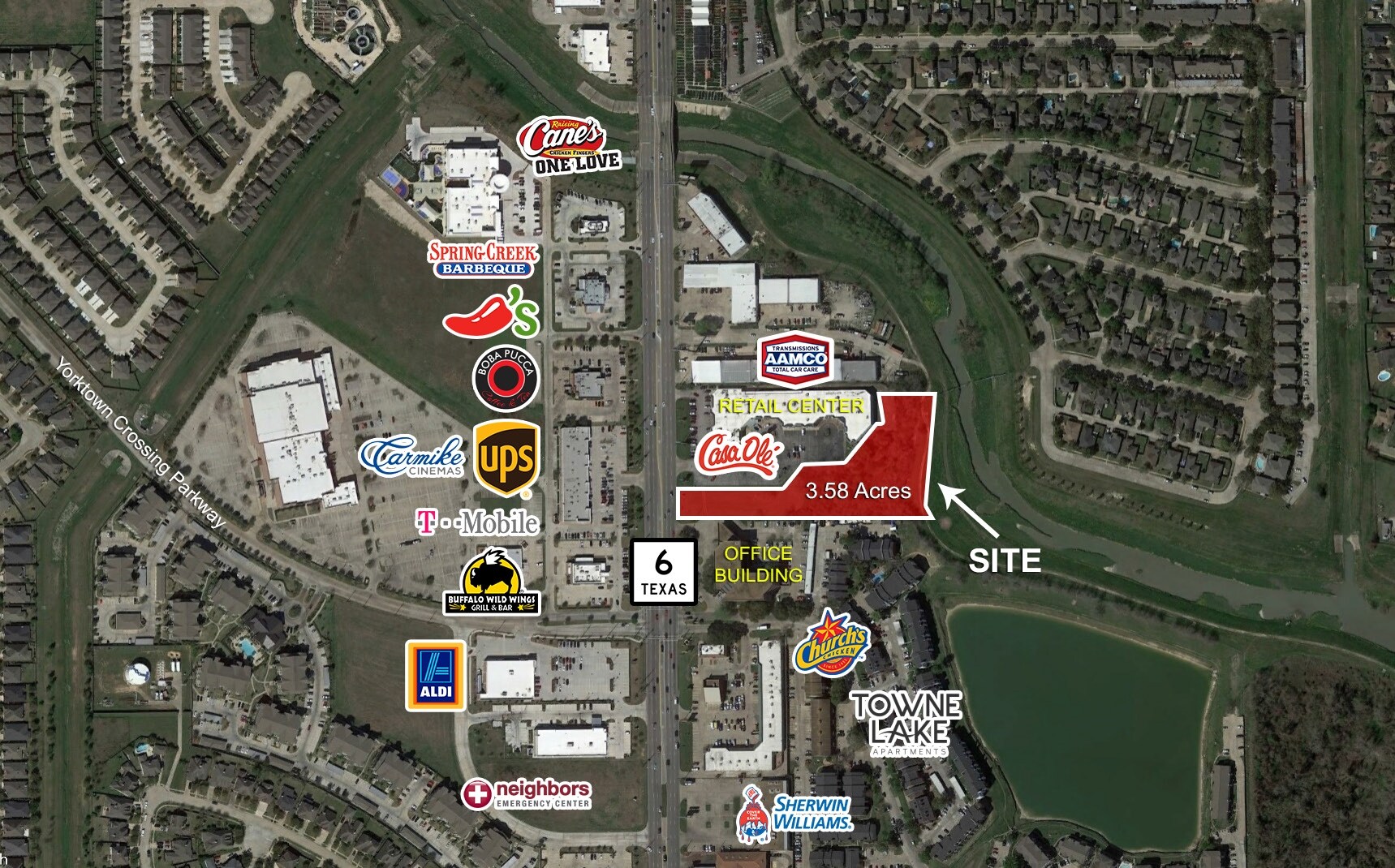 5906 Highway 6, Houston, TX à vendre Photo principale- Image 1 de 3