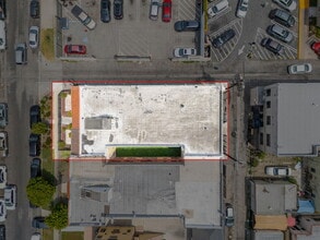 1014 W 57th St, Los Angeles, CA - Aérien Vue de la carte