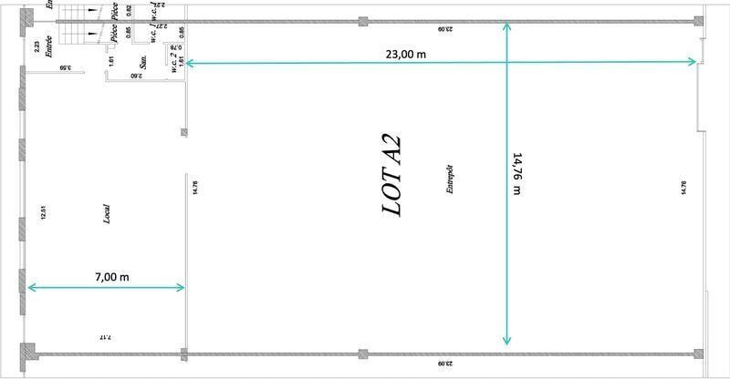 Flex in Gennevilliers for lease - Floor Plan - Image 3 of 4