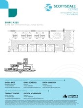 7373 N Scottsdale Rd, Scottsdale, AZ à louer Plan d’étage- Image 1 de 1