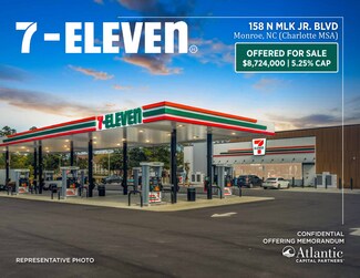 Plus de détails pour 158 N M L King Jr Blvd, Monroe, NC - Commerce de détail à vendre