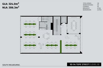92 Tope St, South Melbourne for lease Floor Plan- Image 1 of 1