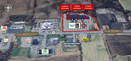 3324 Route 11, Malone, NY - Aerial map view
