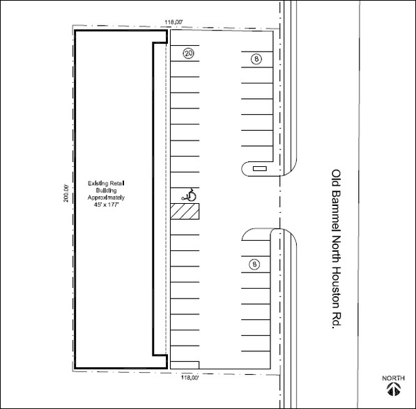 10131 Old Bammel North Houston Rd, Houston, TX à vendre - Plan de site - Image 1 de 8